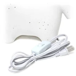 Porcelain Unicorn Shaped Table Lamp White - Simple Designs -Deals A Radiant Den Store unnamed file 2371