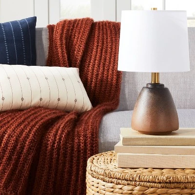 Threshold Designed W/Studio McGee Small Assembled Table Lamp Brown - Threshold™ designed with Studio McGee 1 Threshold Designed W/Studio McGee Small Assembled Table Lamp Brown - Threshold™ designed with Studio McGee