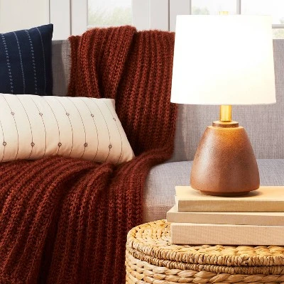 Threshold Designed W/Studio McGee Small Assembled Table Lamp Brown - Threshold™ designed with Studio McGee 2 Threshold Designed W/Studio McGee Small Assembled Table Lamp Brown - Threshold™ designed with Studio McGee - Image 2