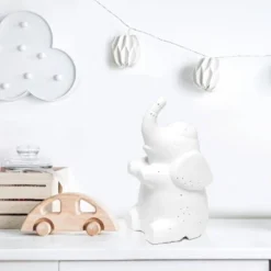 Porcelain Elephant Shaped Table Lamp White - Simple Designs -Deals A Radiant Den Store unnamed file 2411