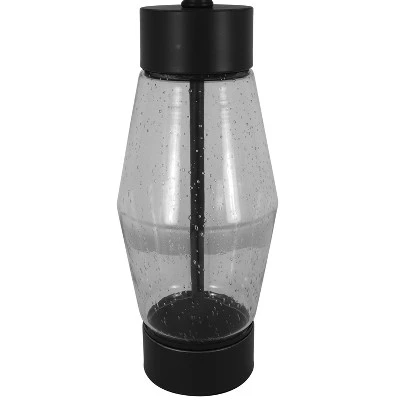 26.25" Glass and Metal Cadance Convex Table Lamp (Includes LED Light Bulb) Bronze - Decor Therapy 2 26.25" Glass and Metal Cadance Convex Table Lamp (Includes LED Light Bulb) Bronze - Decor Therapy - Image 2