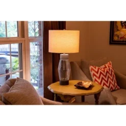 26.25" Glass and Metal Cadance Convex Table Lamp (Includes LED Light Bulb) Bronze - Decor Therapy 19 26.25" Glass and Metal Cadance Convex Table Lamp (Includes LED Light Bulb) Bronze - Decor Therapy -Deals A Radiant Den Store unnamed file 2461