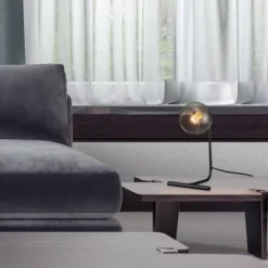 15" Livia Table Lamp with Glass Shade Matte Black - Globe Electric -Deals A Radiant Den Store unnamed file 2484