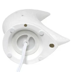 Porcelain Moon Shaped Table Lamp White - Simple Designs -Deals A Radiant Den Store unnamed file 2509