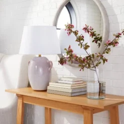 Threshold Designed W/Studio McGee Large Ceramic Jar Table Lamp Gray - Threshold™ designed with Studio McGee