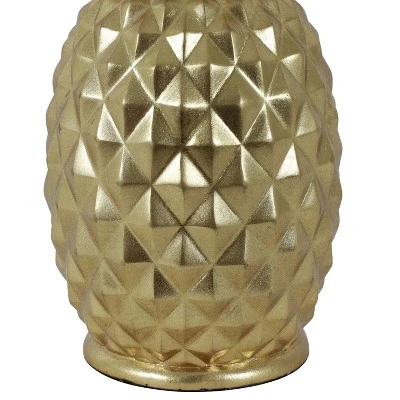 19" Modern Pineapple Table Lamp Gold Leaf - Decor Therapy 3 19" Modern Pineapple Table Lamp Gold Leaf - Decor Therapy - Image 3