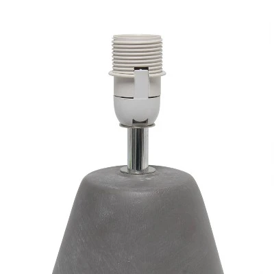 Pinnacle Concrete Table Lamp with Shade Gray - Simple Designs 4 Pinnacle Concrete Table Lamp with Shade Gray - Simple Designs - Image 4