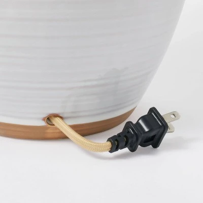 Threshold Designed W/Studio McGee Large Ceramic Jar Table Lamp Gray - Threshold™ designed with Studio McGee 5 Threshold Designed W/Studio McGee Large Ceramic Jar Table Lamp Gray - Threshold™ designed with Studio McGee - Image 5