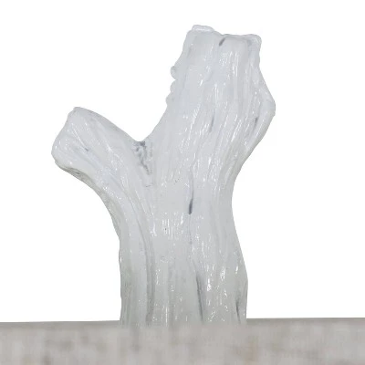 27.5" Textured Resin Owl Table Lamp Satin White - Decor Therapy 5 27.5" Textured Resin Owl Table Lamp Satin White - Decor Therapy - Image 5