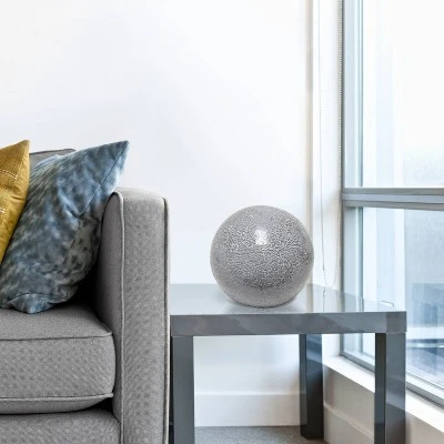 1 Light Mosaic Stone Ball Table Lamp Gray - Simple Designs 4 1 Light Mosaic Stone Ball Table Lamp Gray - Simple Designs - Image 4