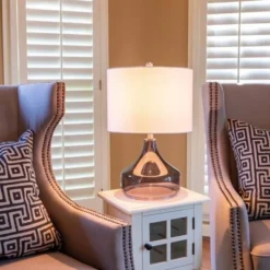 22" Glass Table Lamp Translucent Smoke - Decor Therapy -Deals A Radiant Den Store unnamed file 2585