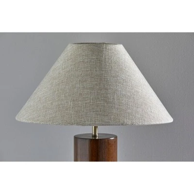 Martin Table Lamp Walnut - Adesso 2 Martin Table Lamp Walnut - Adesso - Image 2