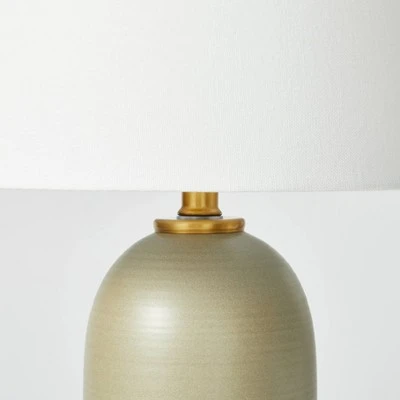 Threshold Designed W/Studio McGee Medium Ceramic Table Lamp (Includes LED Light Bulb) Gray/Green - Threshold™ designed with Studio McGee 5 Threshold Designed W/Studio McGee Medium Ceramic Table Lamp (Includes LED Light Bulb) Gray/Green - Threshold™ designed with Studio McGee - Image 5