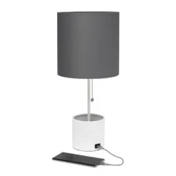 Hammered Metal Organizer Table Lamp with USB Charging Port and Fabric Shade White/Gray - Simple Designs 14 Hammered Metal Organizer Table Lamp with USB Charging Port and Fabric Shade White/Gray - Simple Designs -Deals A Radiant Den Store unnamed file 2648