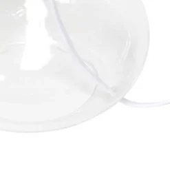 Clear Glass Raindrop Table Lamp with Fabric Shade Gray - Simple Designs -Deals A Radiant Den Store unnamed file 2672