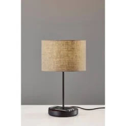 19.5" Oliver Charge Table Lamp Black - Adesso -Deals A Radiant Den Store unnamed file 2679
