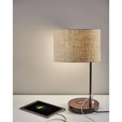 19.5" Oliver Charge Table Lamp Black - Adesso -Deals A Radiant Den Store unnamed file 2682