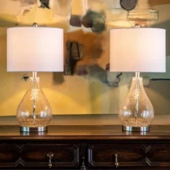 22.5" Set of 2 Crackled Teardrop Table Lamp Iridescent Gold - Decor Therapy 15 22.5" Set of 2 Crackled Teardrop Table Lamp Iridescent Gold - Decor Therapy -Deals A Radiant Den Store unnamed file 2709