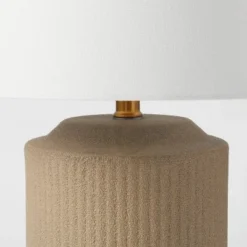 Threshold Designed W/Studio McGee Ceramic Assembled Table Lamp (Includes LED Light Bulb) Gray - Threshold™ designed with Studio McGee -Deals A Radiant Den Store unnamed file 272