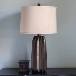 26.5" Acton Resin Table Lamp Brown - Decor Therapy -Deals A Radiant Den Store unnamed file 2722