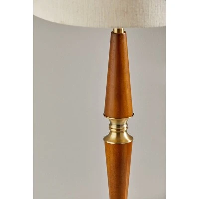 Weston Table Lamp Walnut - Adesso 4 Weston Table Lamp Walnut - Adesso - Image 4