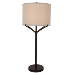 30" Ledger 4 Arm Table Lamp Painted Bronze - Decor Therapy