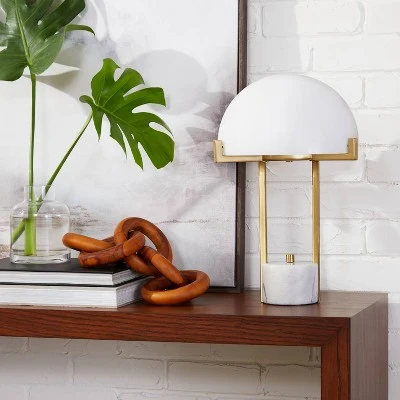 Threshold Designed W/Studio McGee Milk Glass Dome Task Table Lamp White - Threshold™ designed with Studio McGee 1 Threshold Designed W/Studio McGee Milk Glass Dome Task Table Lamp White - Threshold™ designed with Studio McGee