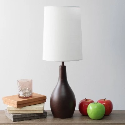 1 Light Restoration Tear Drop Table Lamp Espresso Brown - Simple Designs 2 1 Light Restoration Tear Drop Table Lamp Espresso Brown - Simple Designs - Image 2