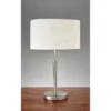 22" Hayworth Collection Table Lamp Silver - Adesso