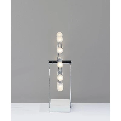 Small Coney Ferris Wheel Table Lamp (Includes LED Light Bulb) Chrome - Adesso 4 Small Coney Ferris Wheel Table Lamp (Includes LED Light Bulb) Chrome - Adesso - Image 4