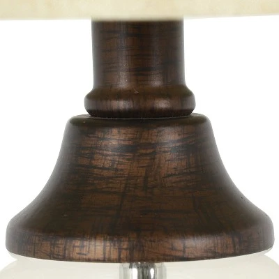 17" Set of 2 Brady Table Lamp with USB Ports Bronze Glass - Decor Therapy 2 17" Set of 2 Brady Table Lamp with USB Ports Bronze Glass - Decor Therapy - Image 2