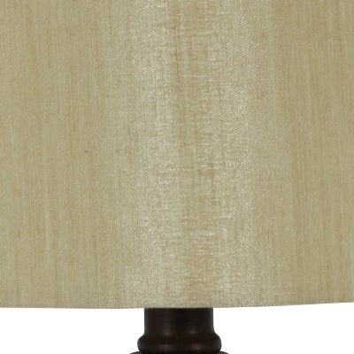 17" Set of 2 Brady Table Lamp with USB Ports Bronze Glass - Decor Therapy 3 17" Set of 2 Brady Table Lamp with USB Ports Bronze Glass - Decor Therapy - Image 3