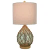 23" x 12" Rayna Rope Wrapped Table Lamp Blue - Decor Therapy