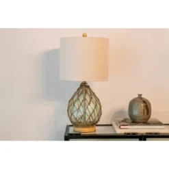 23" x 12" Rayna Rope Wrapped Table Lamp Blue - Decor Therapy -Deals A Radiant Den Store unnamed file 2824