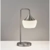 Eliza Table Lamp Silver - Adesso