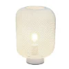 Metal Mesh Industrial Table Lamp White - Simple Designs