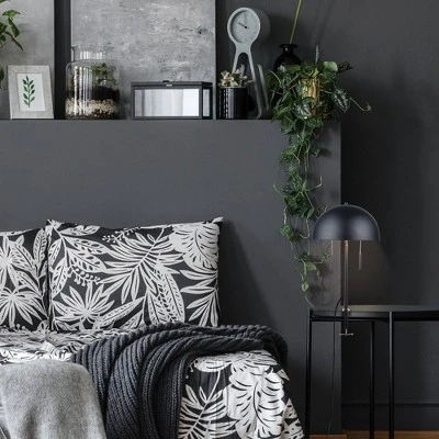 18" 2-Light Luna Clamp Arm Table Lamp with Mushroom Shade Matte Black - Globe Electric 2 18" 2-Light Luna Clamp Arm Table Lamp with Mushroom Shade Matte Black - Globe Electric - Image 2