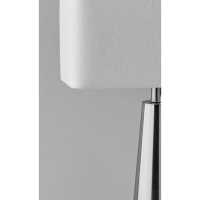 Lillian Table Lamp Silver - Adesso 1 Lillian Table Lamp Silver - Adesso