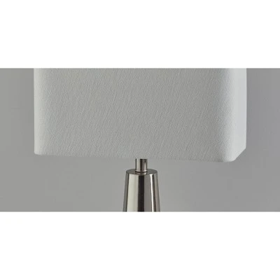 Lillian Table Lamp Silver - Adesso 2 Lillian Table Lamp Silver - Adesso - Image 2