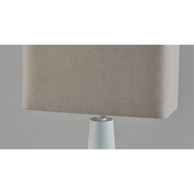 Lillian Table Lamp White - Adesso 2 Lillian Table Lamp White - Adesso - Image 2