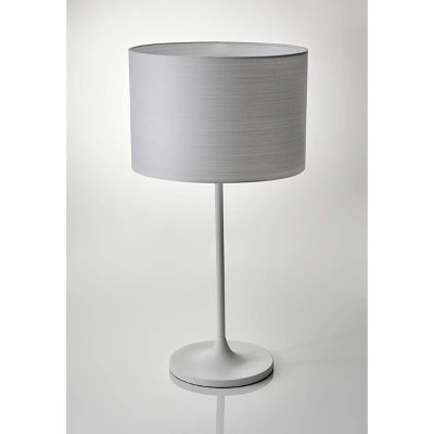 22.5" Oslo Collection Table Lamp White - Adesso 2 22.5" Oslo Collection Table Lamp White - Adesso - Image 2