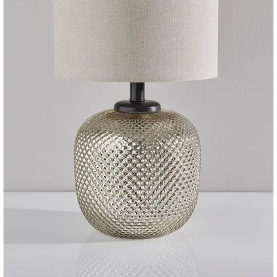 Vivian Table Lamp with Night Light Bronze - Adesso 3 Vivian Table Lamp with Night Light Bronze - Adesso - Image 3