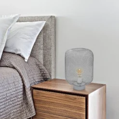 Metal Mesh Industrial Table Lamp Gray - Simple Designs 13 Metal Mesh Industrial Table Lamp Gray - Simple Designs -Deals A Radiant Den Store unnamed file 2977