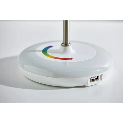 18.5" Mia Color Changing Table Lamp White - Adesso 7 18.5" Mia Color Changing Table Lamp White - Adesso - Image 7