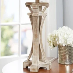 29" Meredith Weathered Finish Silverwood Table Lamp (Includes CFL Light Bulb) White - Decor Therapy -Deals A Radiant Den Store unnamed file 3029