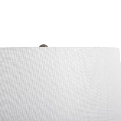 Glass Table Lamp Set with Brushed Steel Black - Decor Therapy 5 Glass Table Lamp Set with Brushed Steel Black - Decor Therapy - Image 5