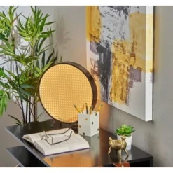 Atwood Table Lantern (Includes LED Light Bulb) Black - Adesso