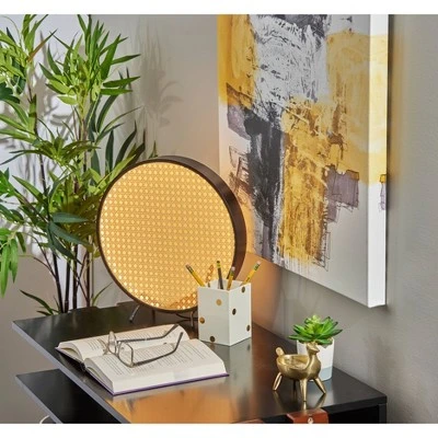 Atwood Table Lantern (Includes LED Light Bulb) Black - Adesso 1 Atwood Table Lantern (Includes LED Light Bulb) Black - Adesso