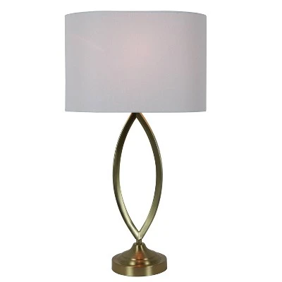 Decor Therapy 27" Sculpted Table Lamp Satin Brass - Decor Threapy 1 Decor Therapy 27" Sculpted Table Lamp Satin Brass - Decor Threapy