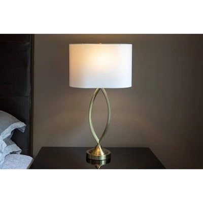 Decor Therapy 27" Sculpted Table Lamp Satin Brass - Decor Threapy 9 Decor Therapy 27" Sculpted Table Lamp Satin Brass - Decor Threapy - Image 9